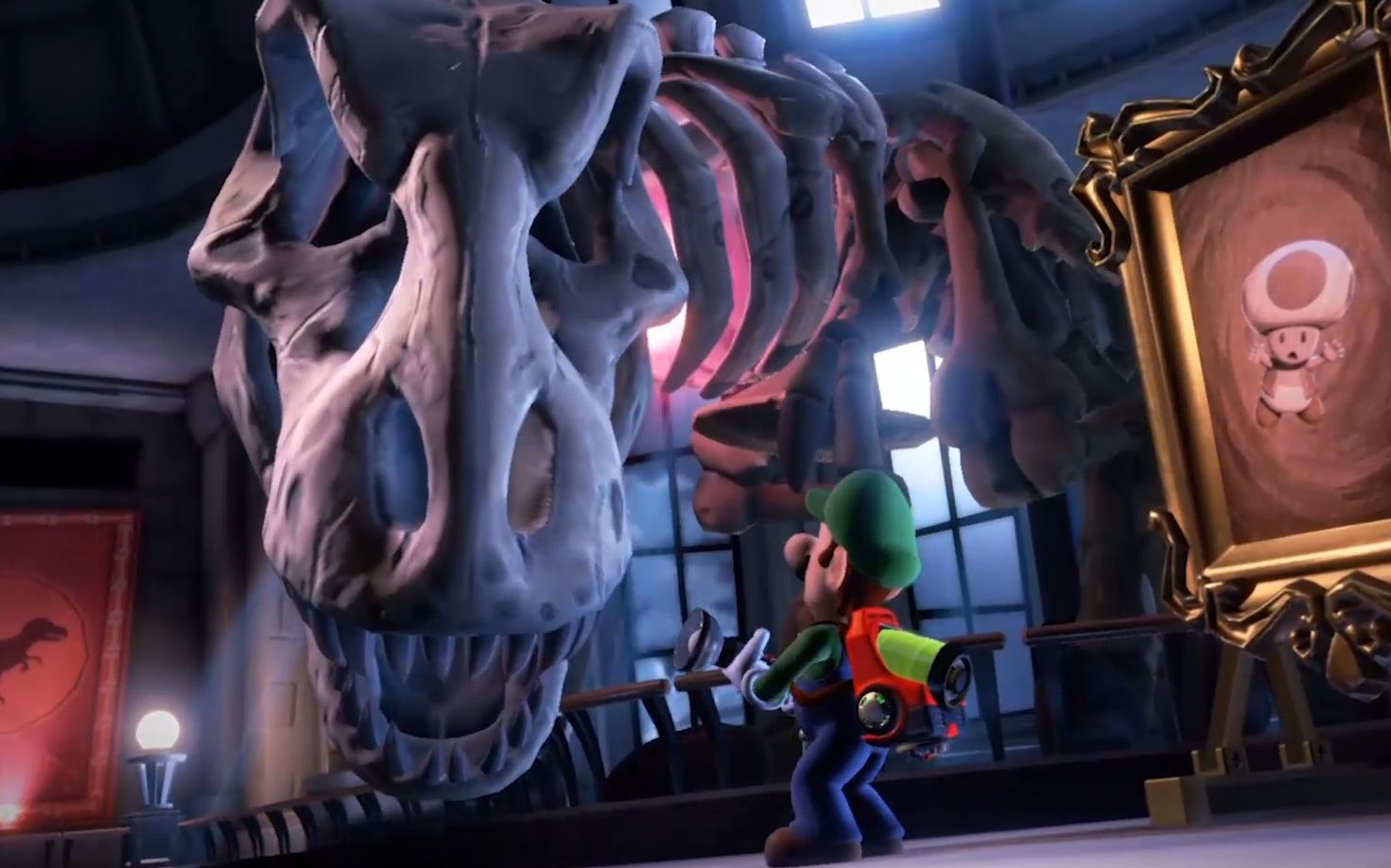 《路易基鬼屋3》打通9楼,击败霸王龙 原始人幽灵boss本层全收集