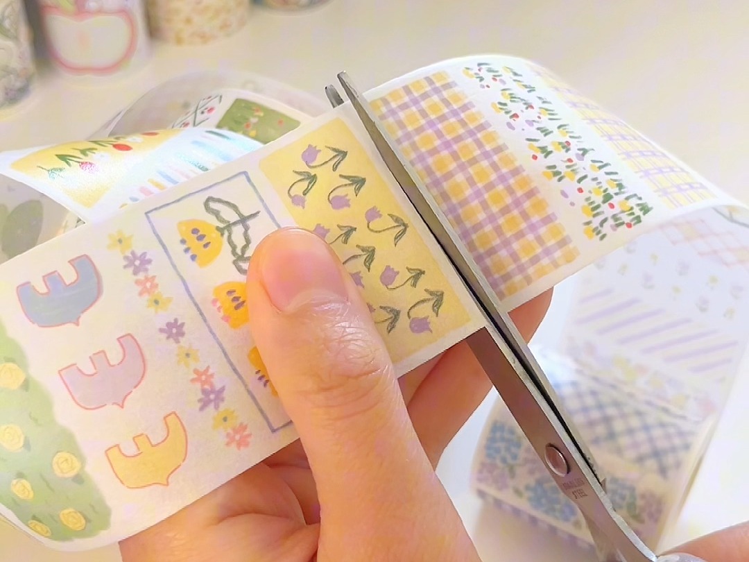 【vlog】手帐店主日常分享 和纸胶带分装 写手帐 沉浸式记录生活 治愈