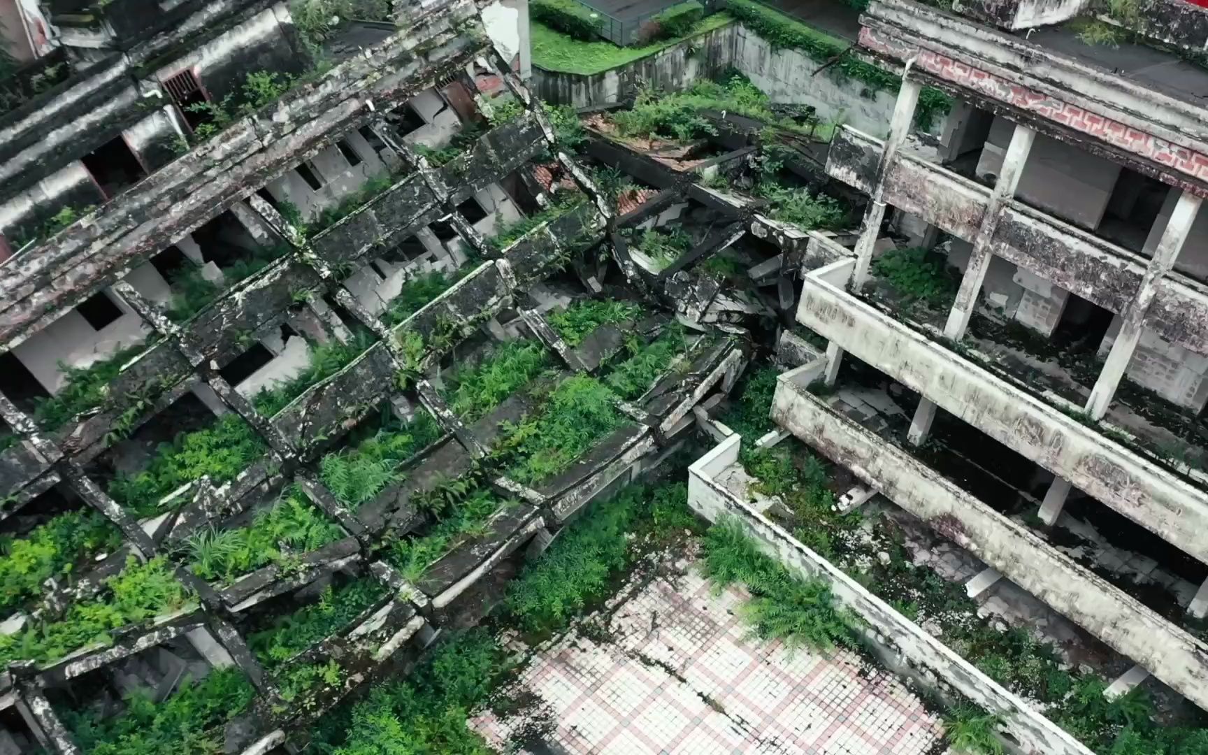 汶川大地震 漩口中学遗址 512汶川大地震纪念