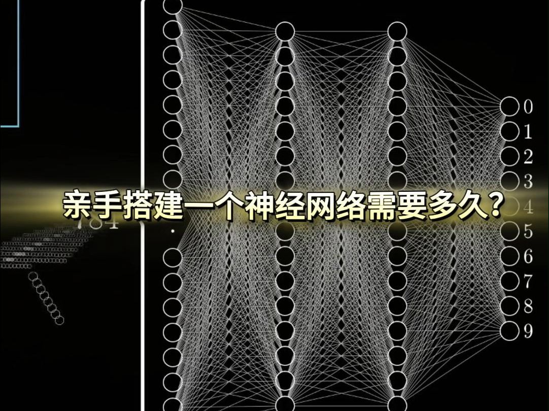 一大神带你从零开始构建一个神经网络需要多久?原来不难,不过如此,清晰易懂但也确实牛皮!哔哩哔哩bilibili