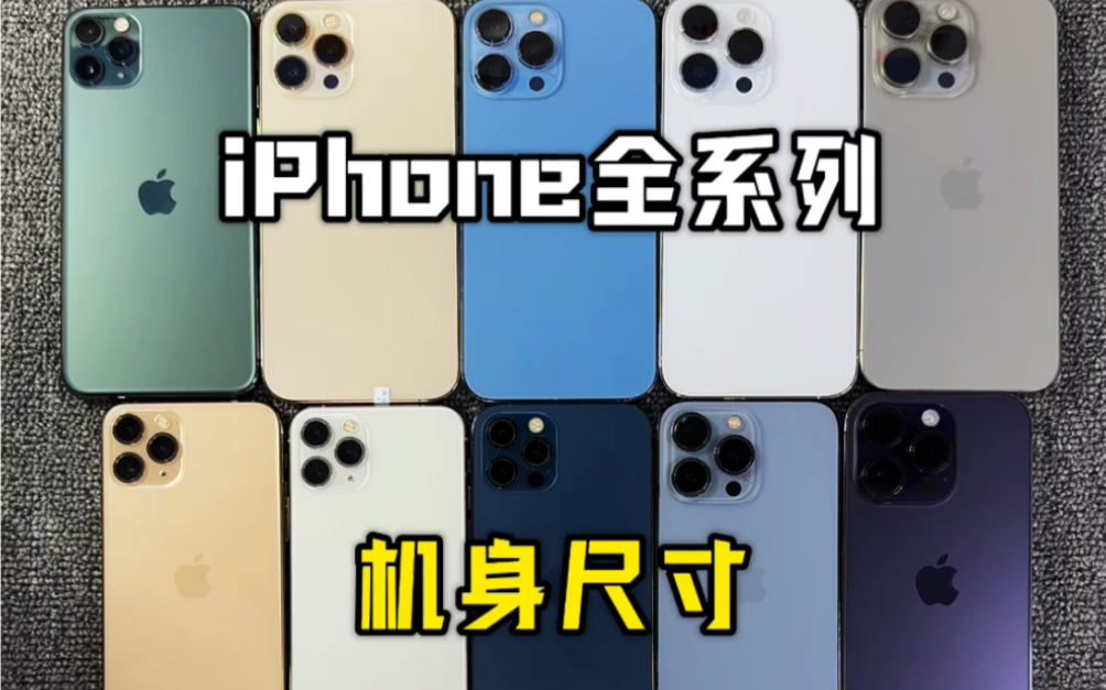 苹果手机的尺寸