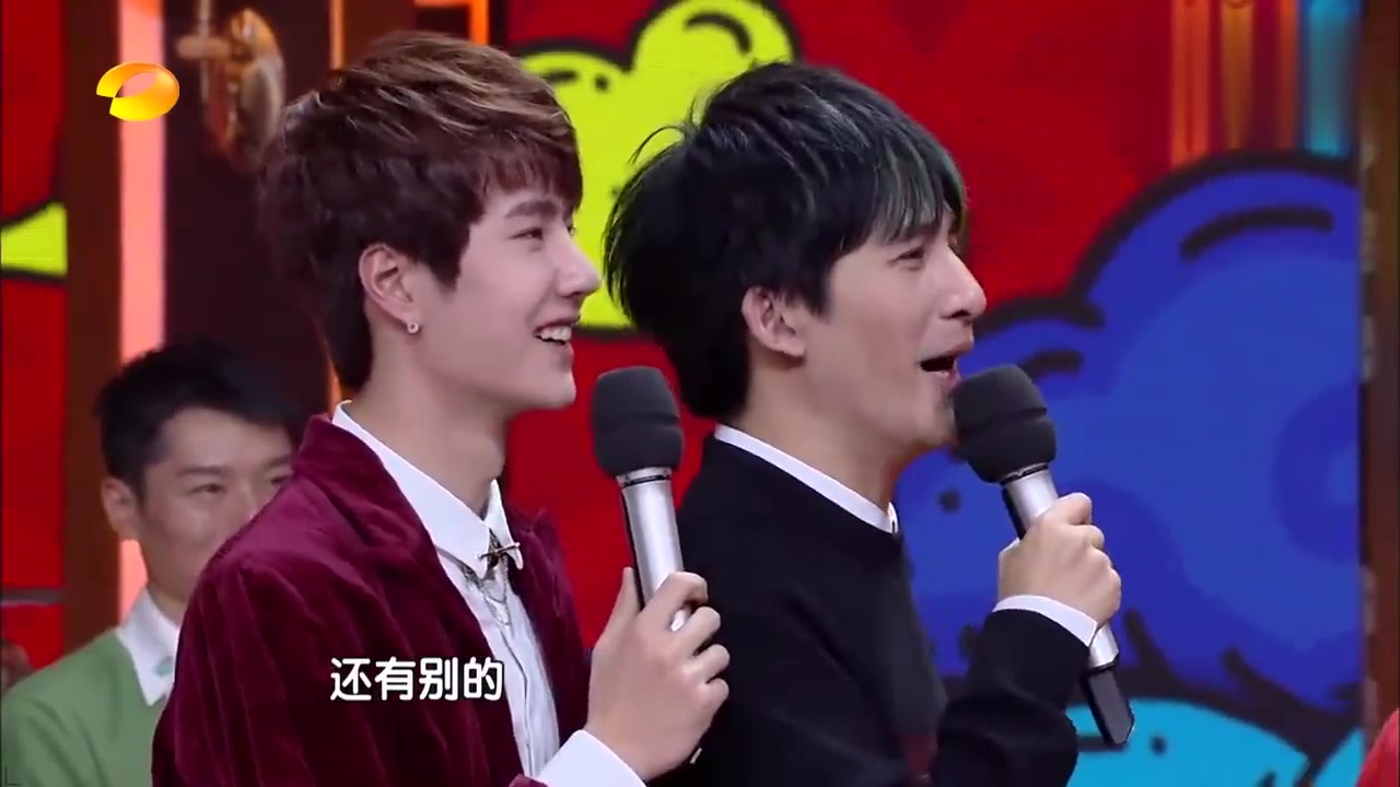 王一博:啊?汪涵:对,就这个意思!