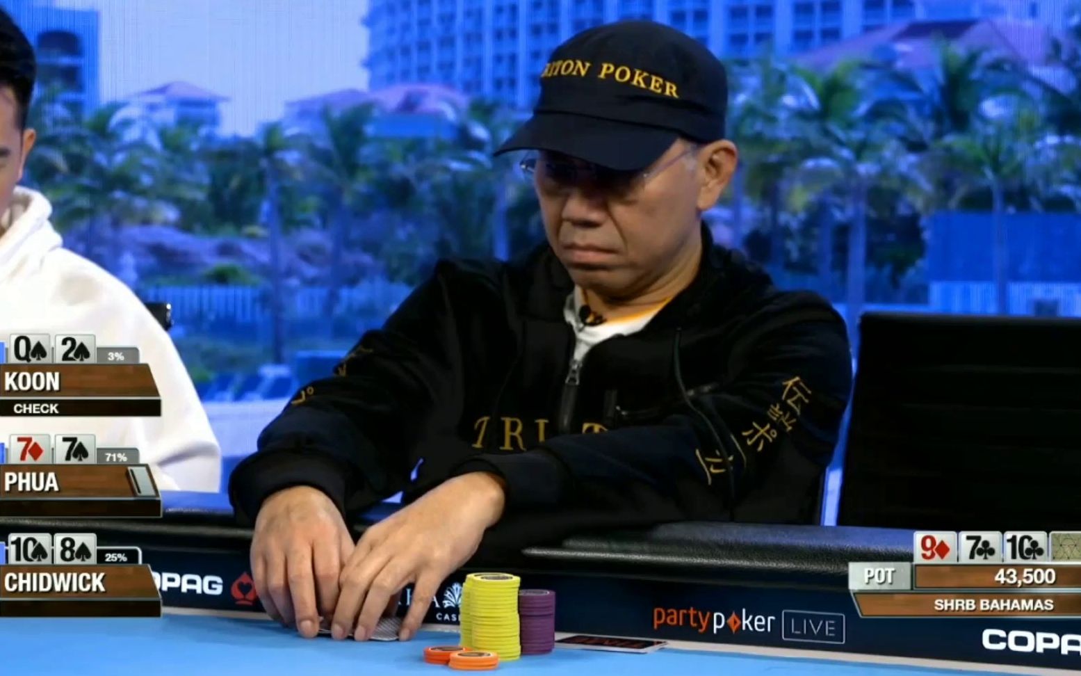 德州扑克 paul老板很久没玩 结果刚进场就这么冤家