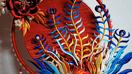 凤凰缠花团扇真的很貌美!