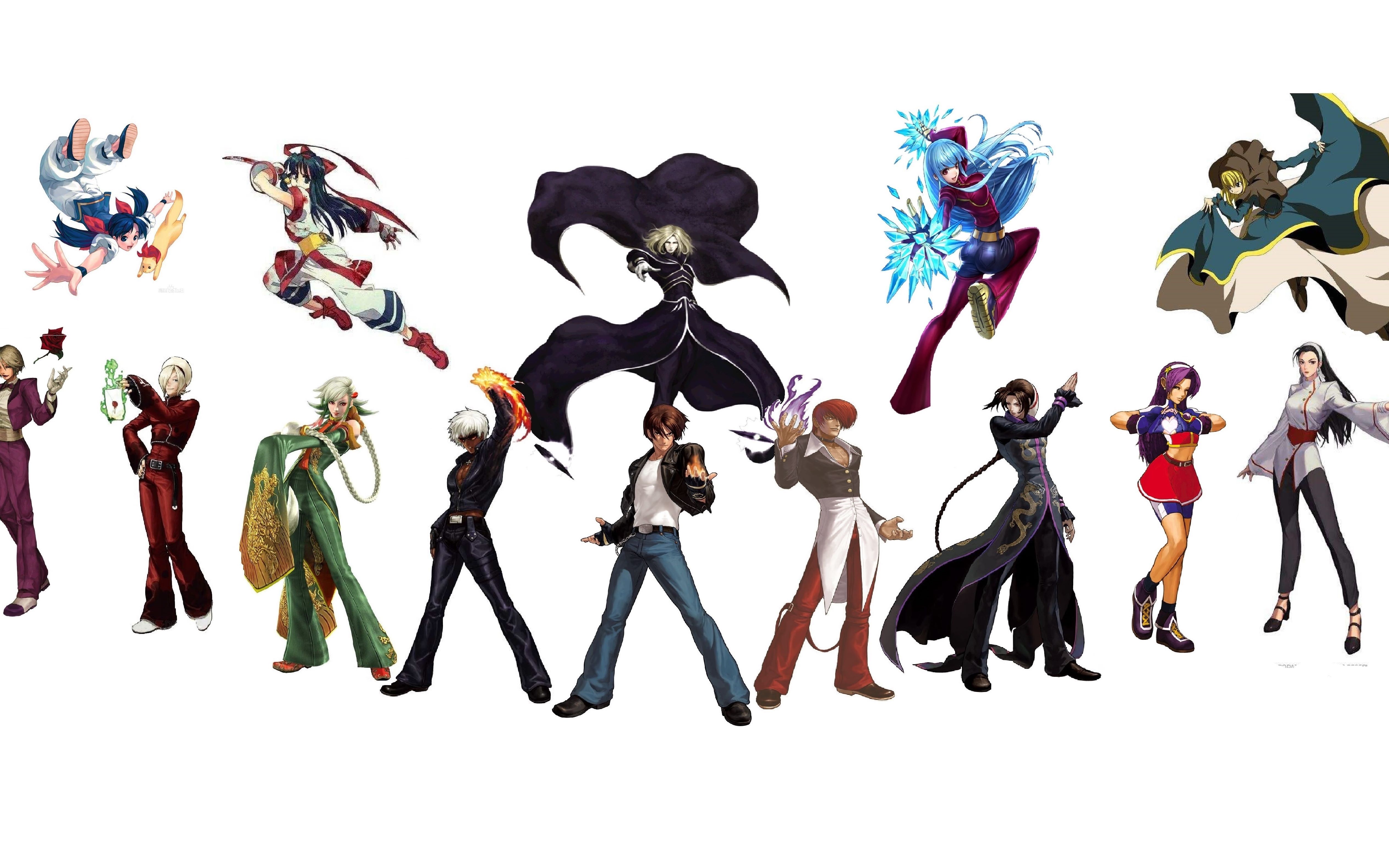 重制拳皇13全角色不择手段的十割,含boss,数据表格和指令_哔哩哔哩