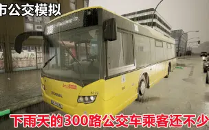 Descargar video: The Bus - 城市公交模拟：下着大雨跑300路公交车，提前4分钟到站