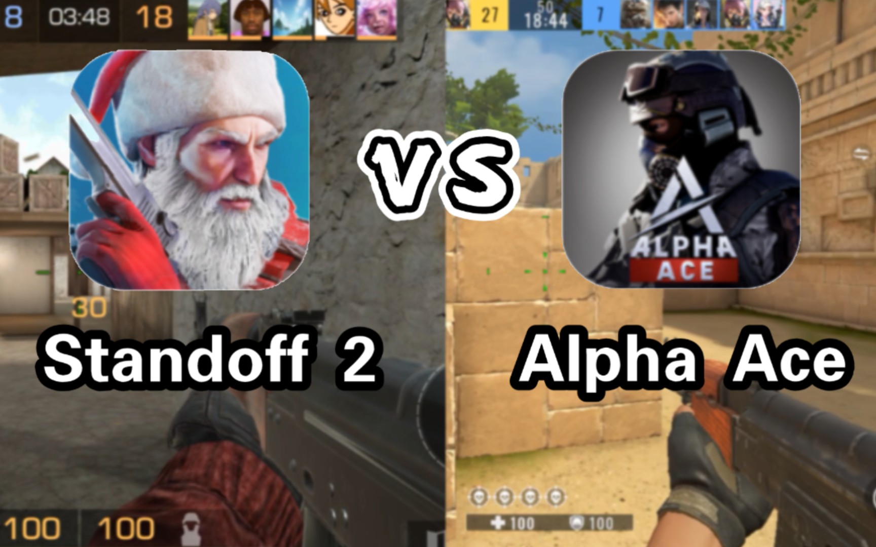 [图]对峙2 vs Alpha Ace 两款高仿csgo游戏对比