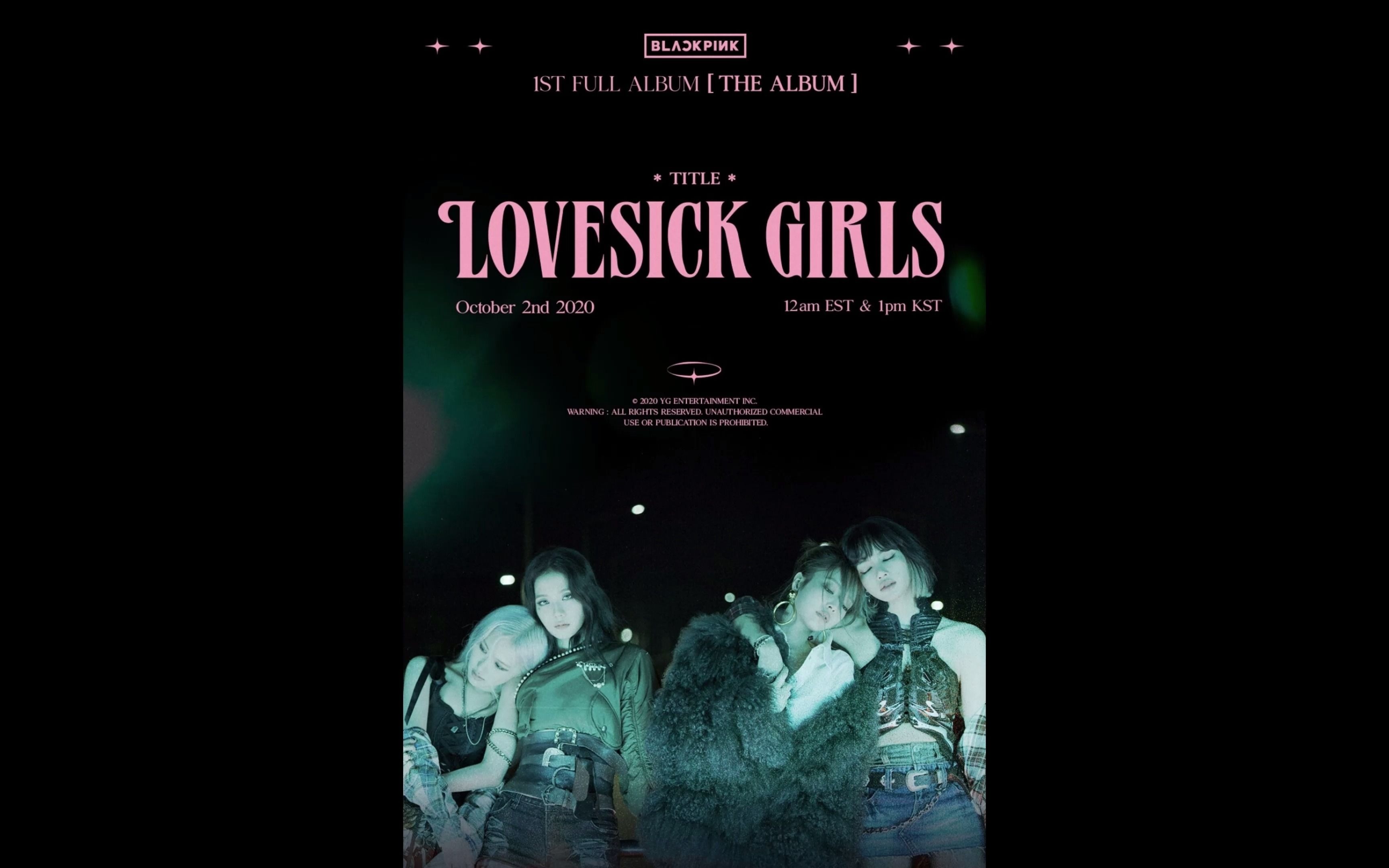blackpink –"lovesick girls"日韩双声道