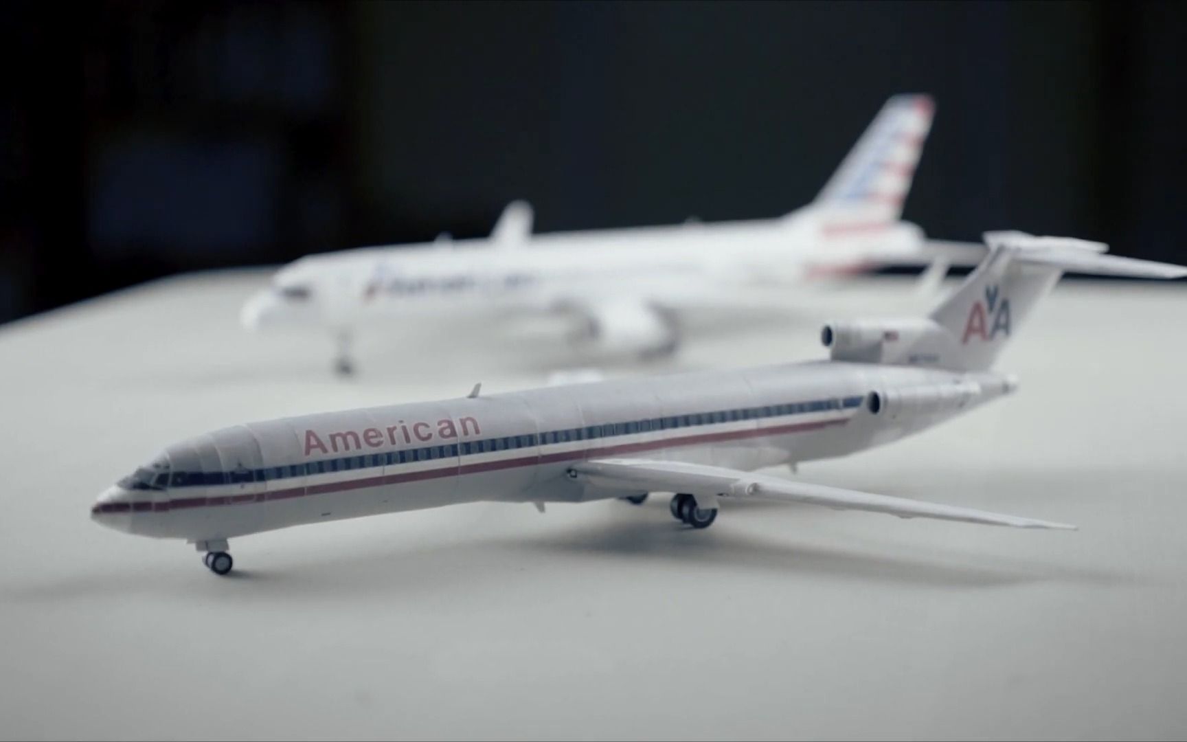 1:144 波音727-200美国航空公司|citycraft paper model
