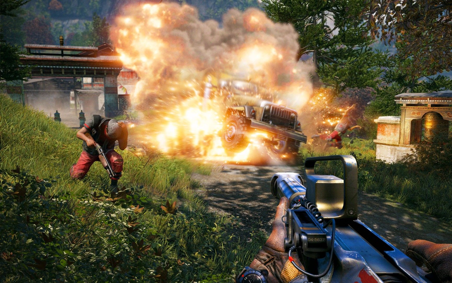 fly《孤岛惊魂4》09烧掉罂粟爱护生命