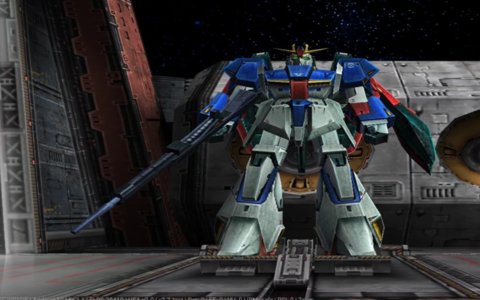 手机玩游戏 ps2 机动战士高达 高达 vs z 高达 日版
