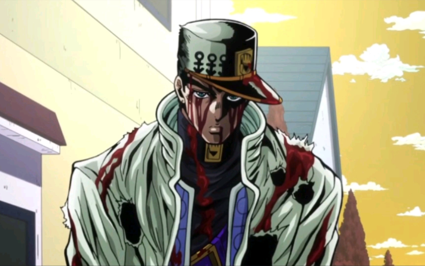 名场面吉良吉影大胆走进白金射程