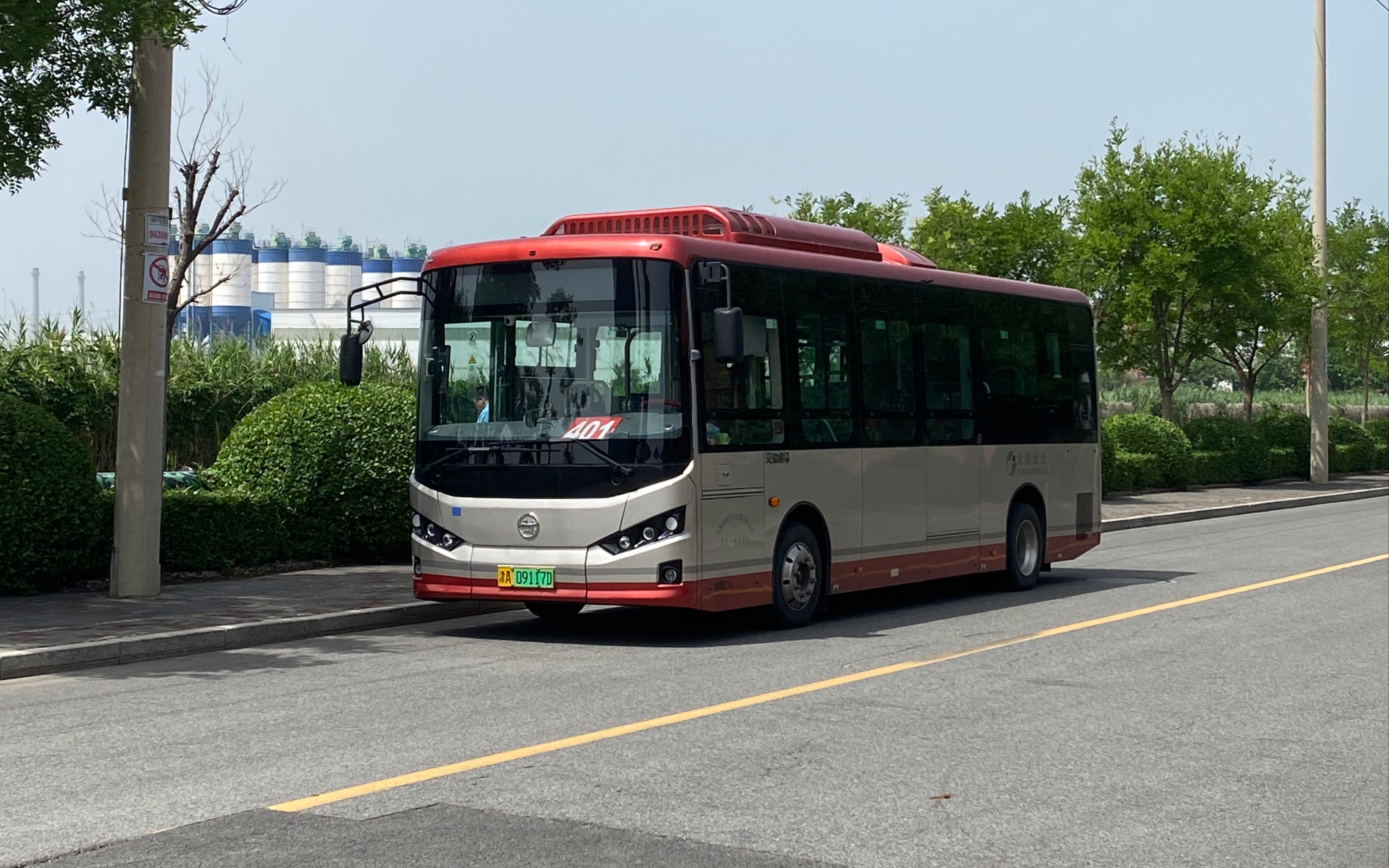 天津公交401路 汉沽石化厂——大田村村口 全程加速pov