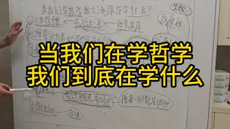 当我们在学哲学的时候，我们到底在学什么？