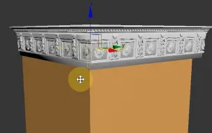 下载视频: 你知道如何在3DMAX中处理这种石膏线转角吗？