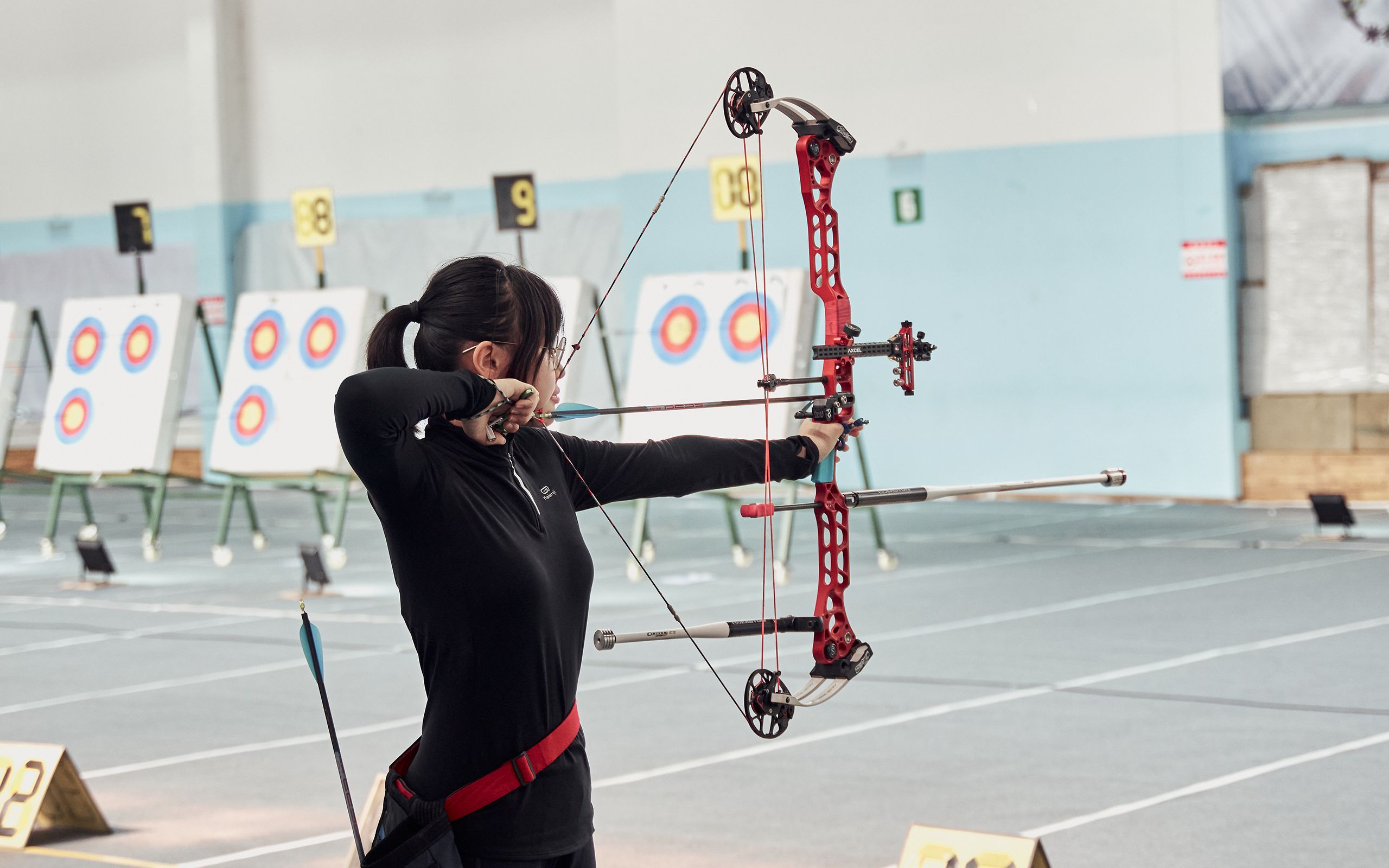 2020天津北辰杯京津冀室内射箭邀请赛u16女子复合弓比赛尚群射箭