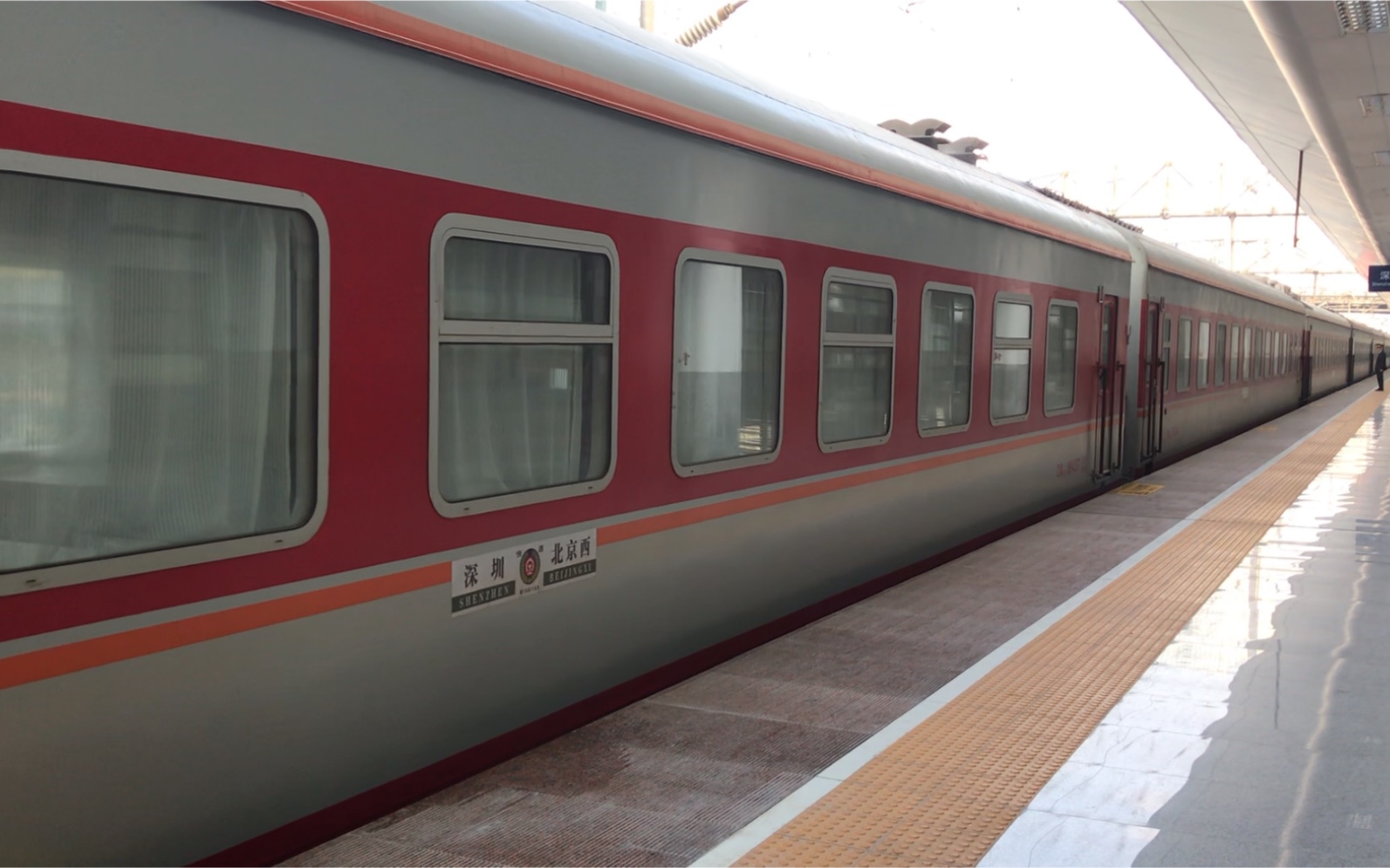 (原色警告!)k106次列车深圳出站_哔哩哔哩_bilibili