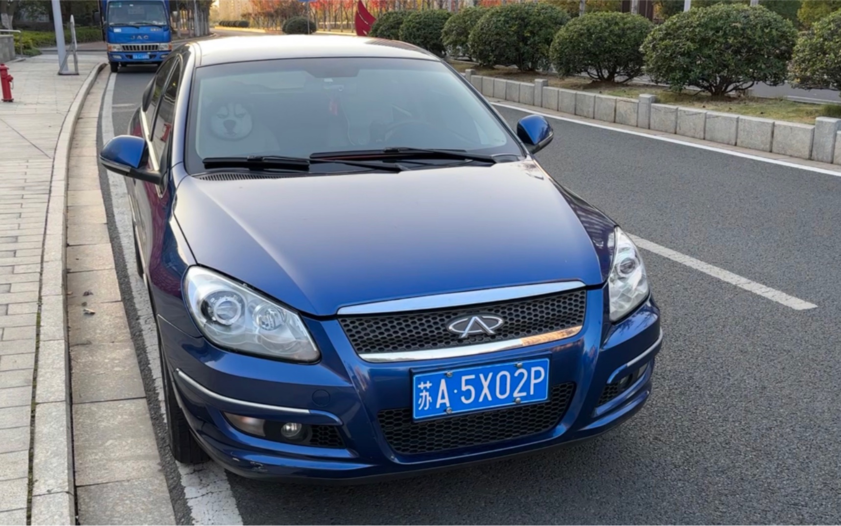 奇瑞a3〕夜间市区道路第一视角-纯属无聊找乐子-纯属无聊找乐子