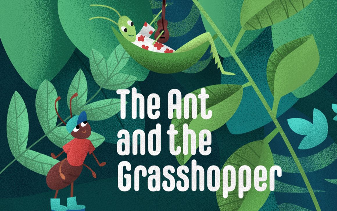 [图][英文经典童书]《蚂蚁与蚂蚱》The Ant and the Grasshopper