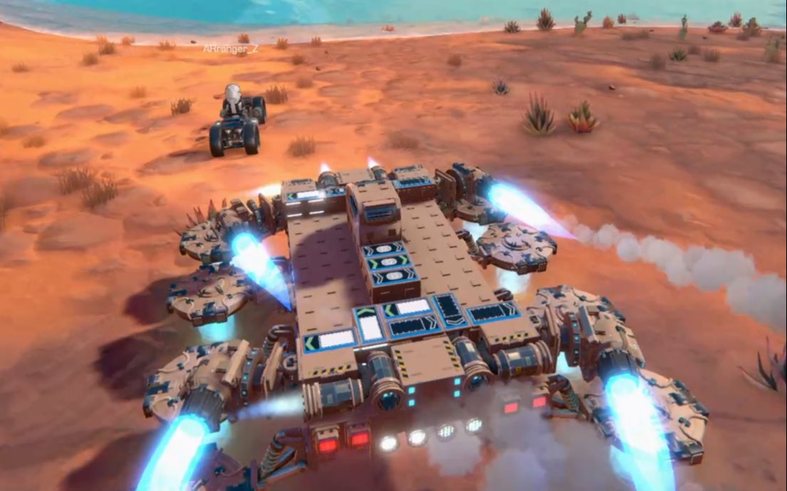 黑妖畅玩开拓者trailmakers谈笑重工做的悬浮艇