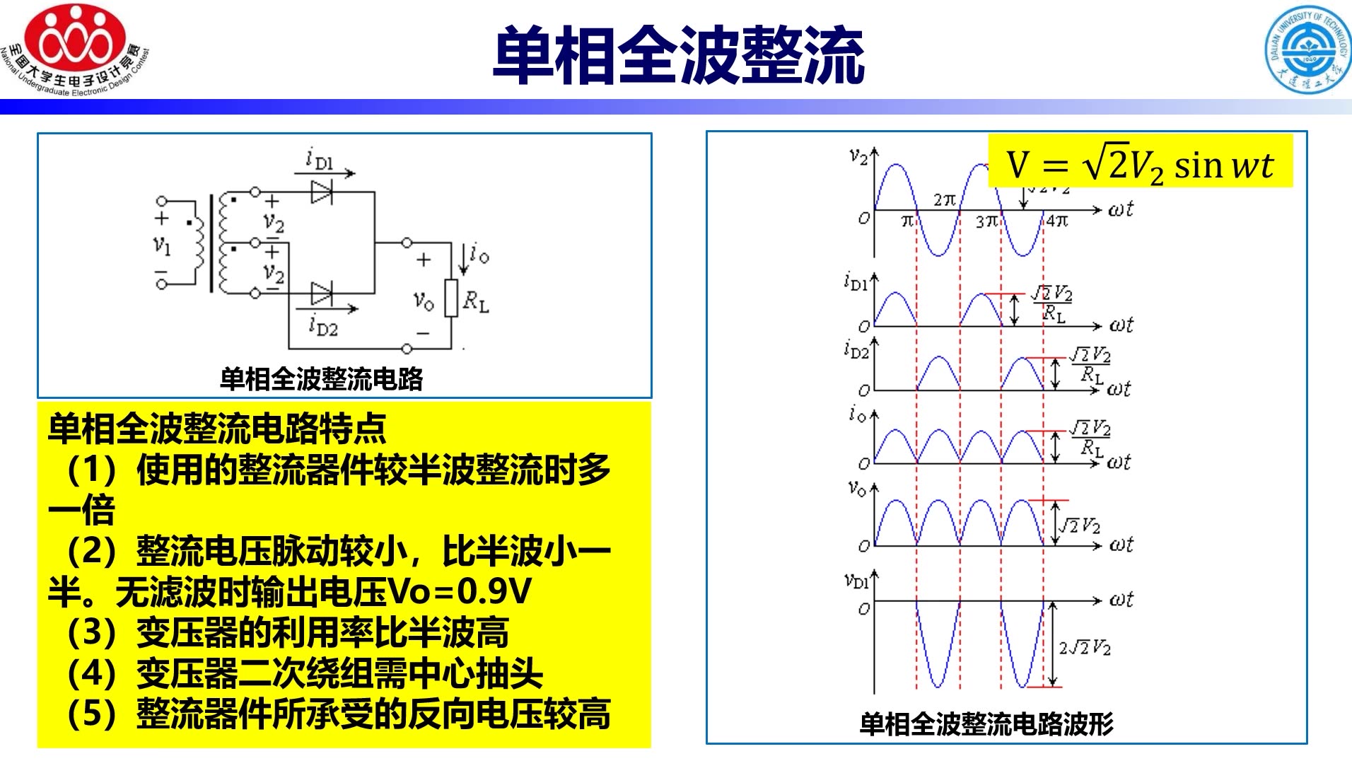 12、电赛单相整流电路全波桥式倍压整流哔哩哔哩bilibili