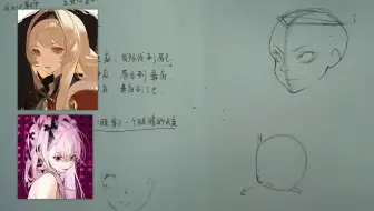 【手绘漫画基础教程】新手五官常常画错比例？教你正确的三庭五眼画法