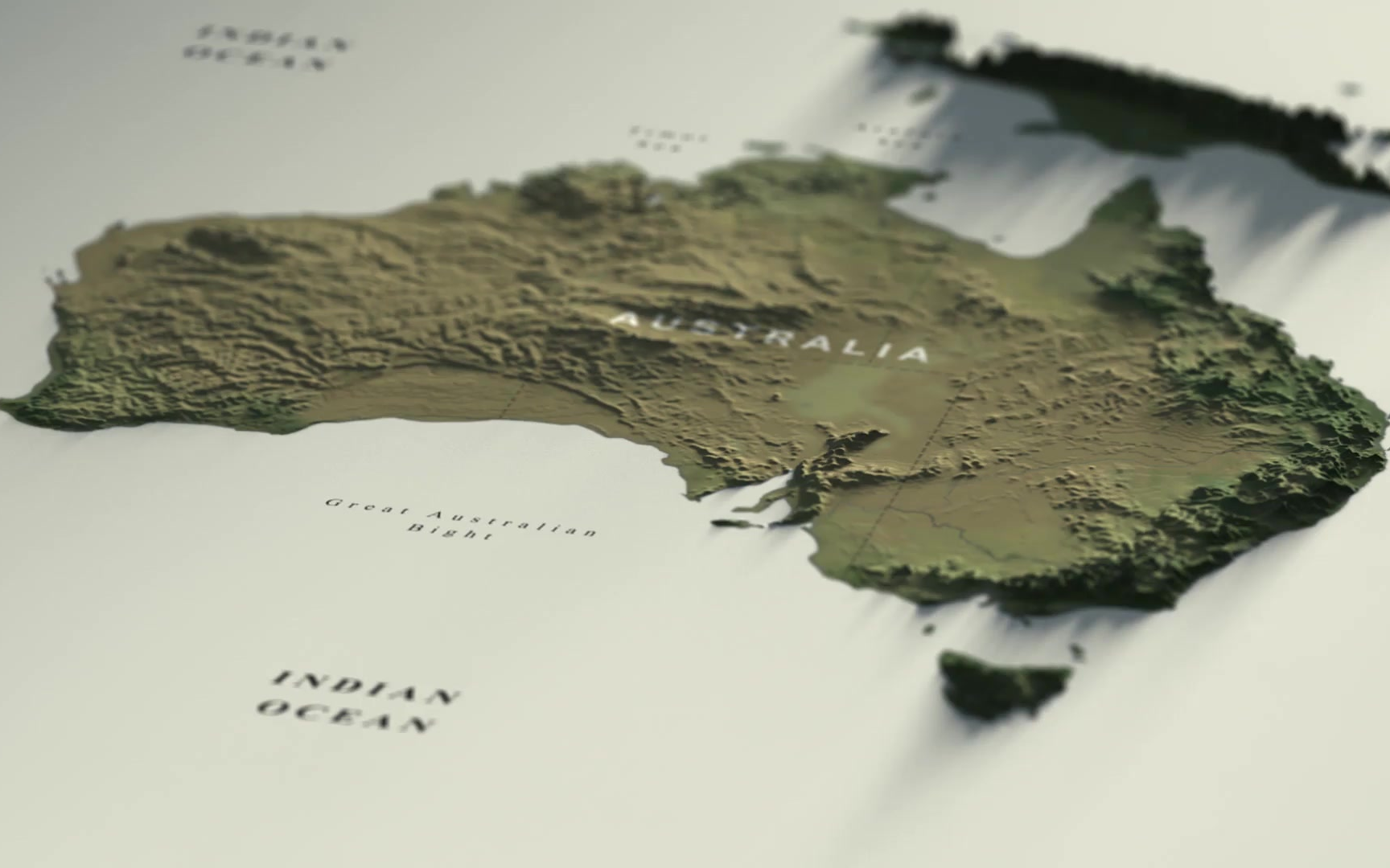 ae模板-澳大利亚3d地图 不能更改其它国家地图需要 element3d插件