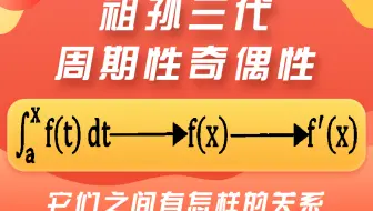 【每日一更】你知道祖孙三代周期性奇偶性之间的关系吗？点进来吧，让学长帮助你记忆，让你过目不忘。