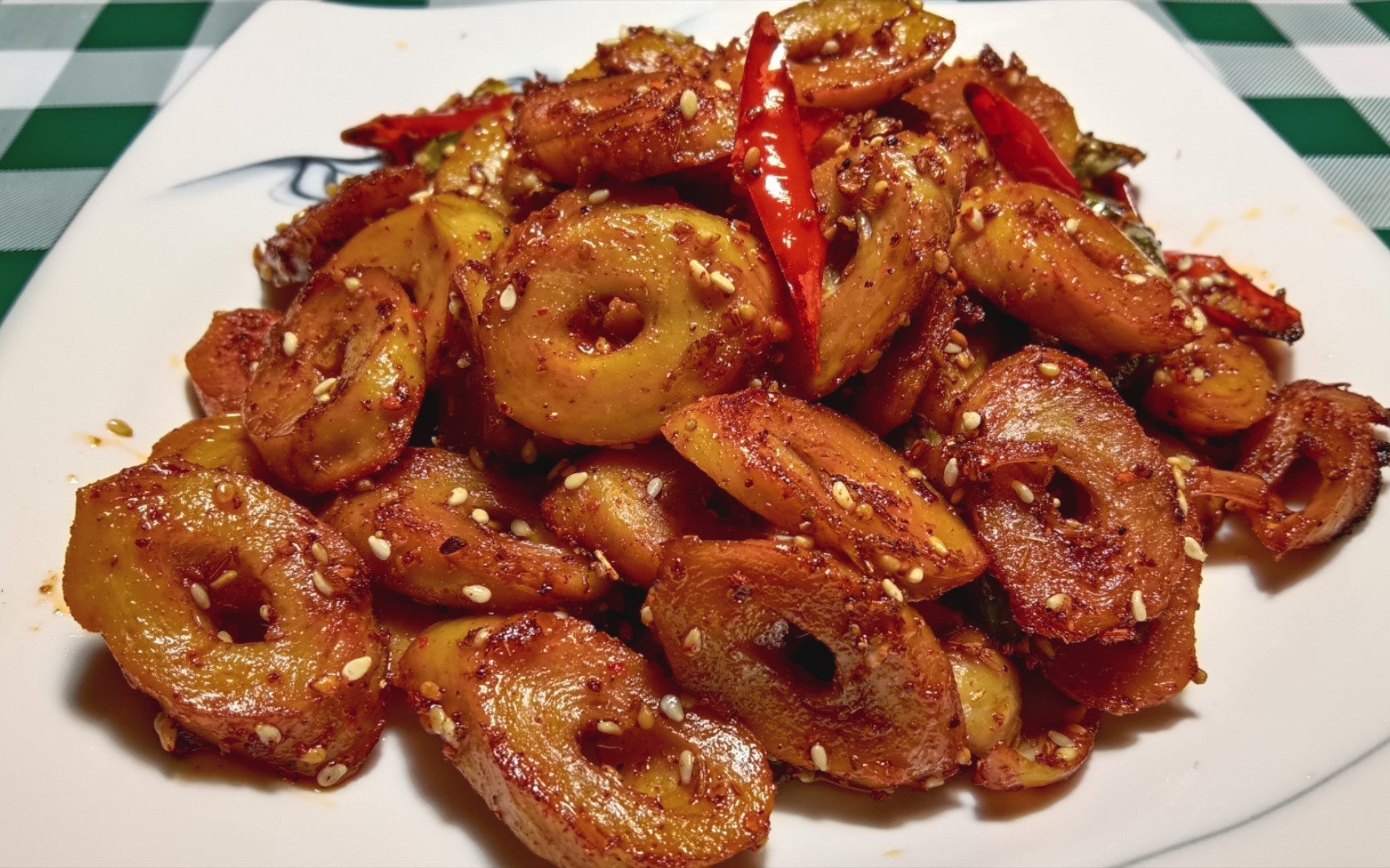 香辣面筋卷!巨下饭!靠拍做饭视频挣药费!