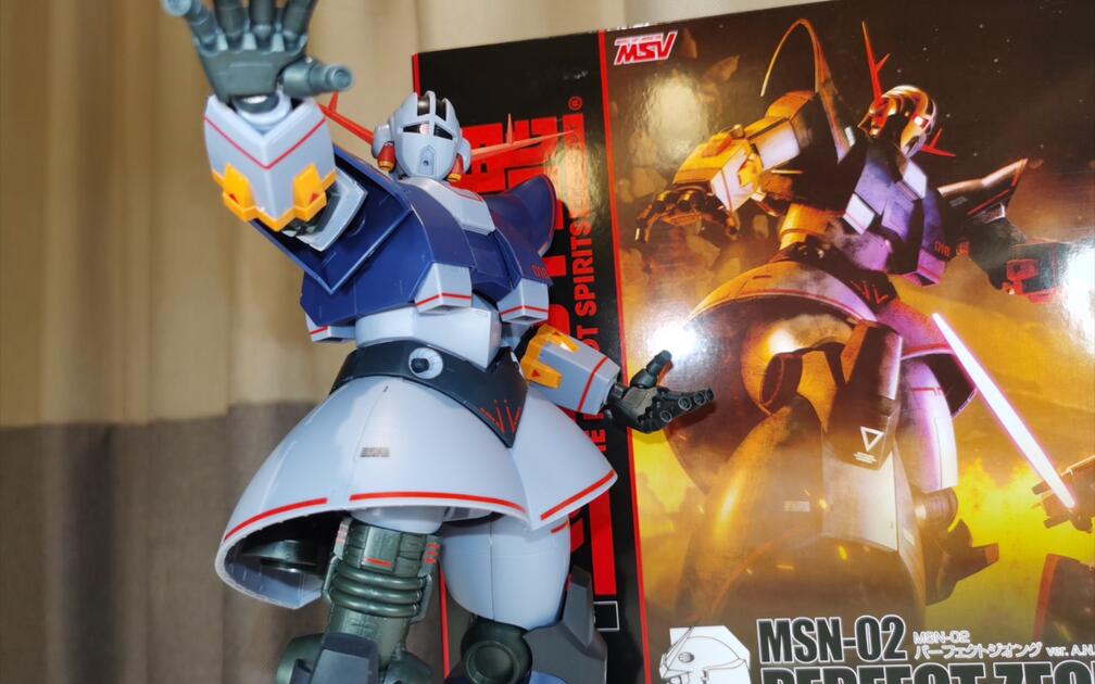 小6解说】总674期robot魂限定MSN-02 Perfect Zeong 完美吉翁号（完美自