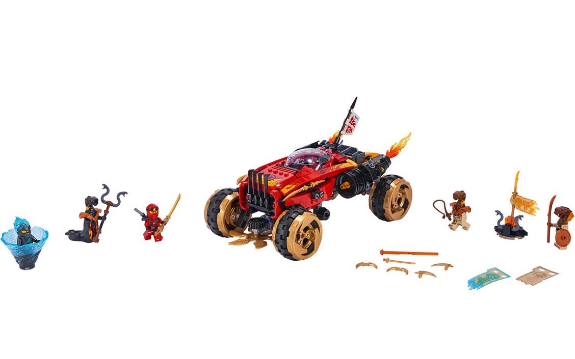 乐高lego70675幻影忍者凯的沙漠地形勘探车拼搭搬砖视频