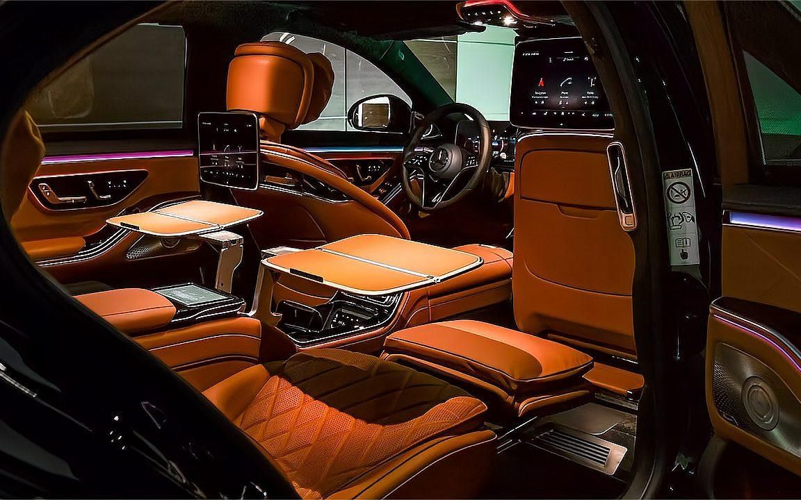 这才叫豪车"天花板",行政后排 真皮座椅,车内噪音近零,配9at