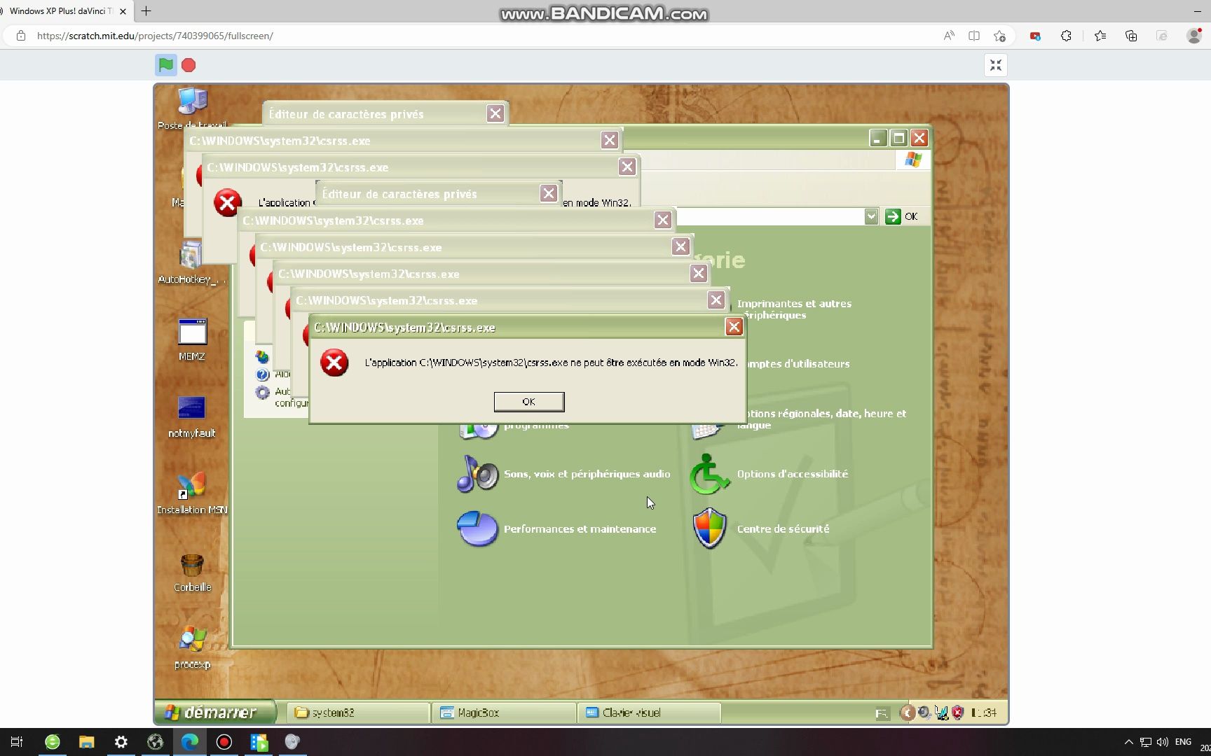 windows xp crazy error 2