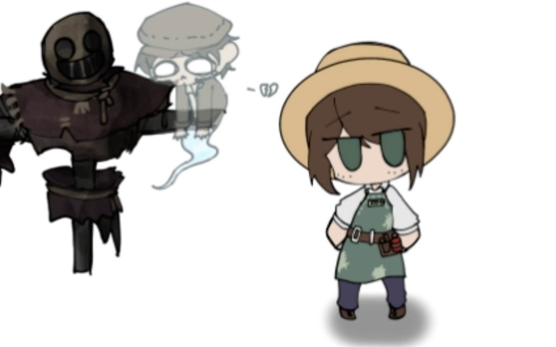 【第五人格|园社|园医】稻草人先生烤焦了～(改词致歉)