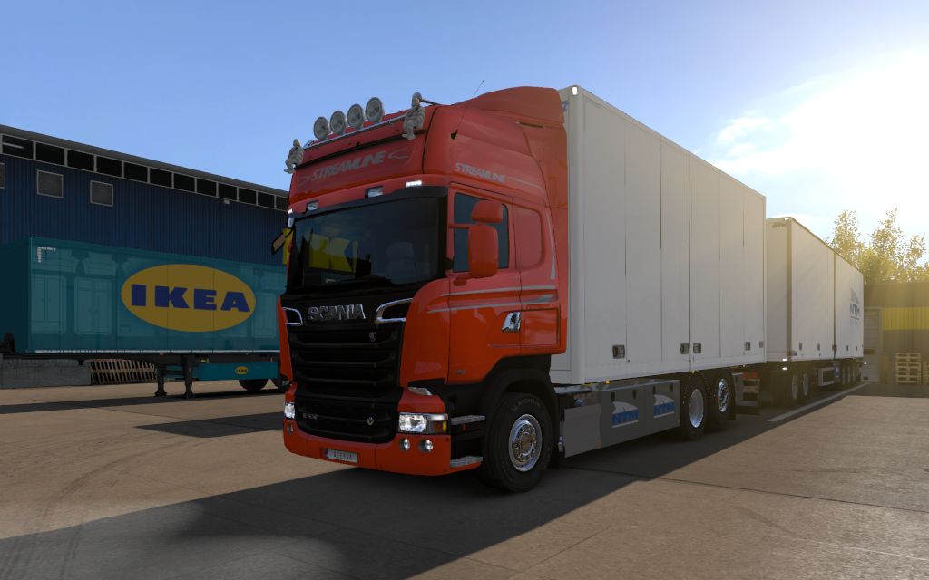 [a7解说]101 欧卡2|scania r500 全挂车北欧行车 下_哔哩哔哩_bili