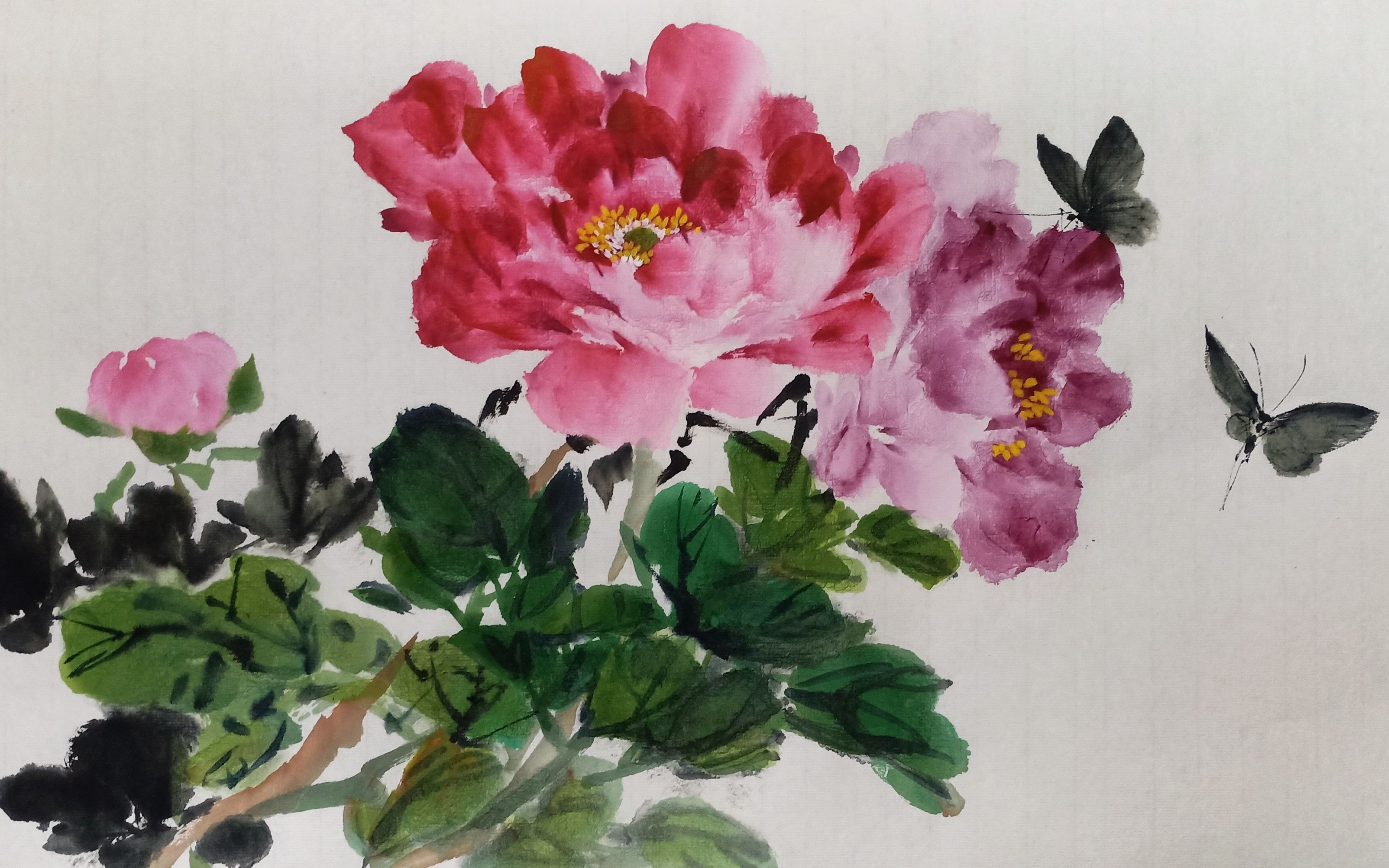 (小写意)牡丹花