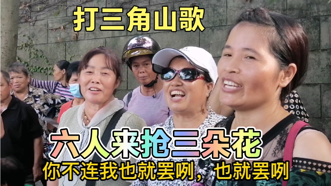 罗城仔,宜州仔,柳州美女六男三女打三角对山歌
