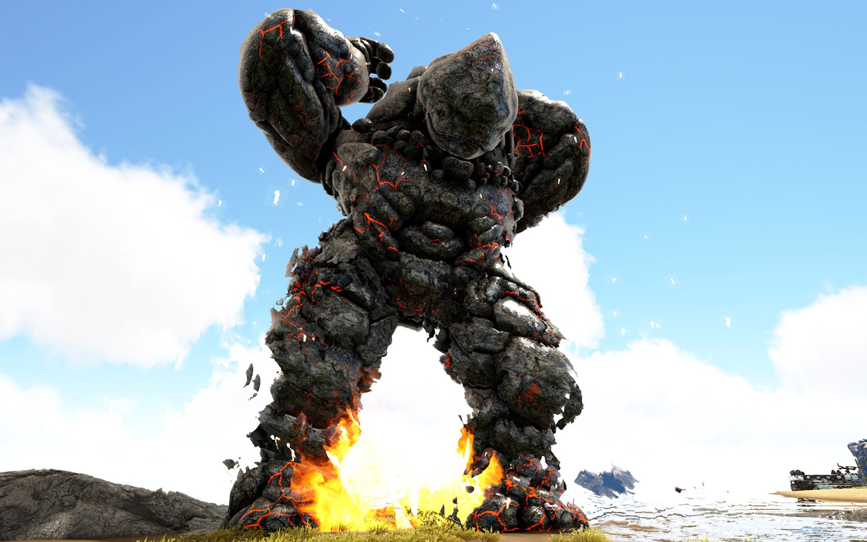 方舟251:熔岩巨人果然反悔了,与它的决战还是不可避免!