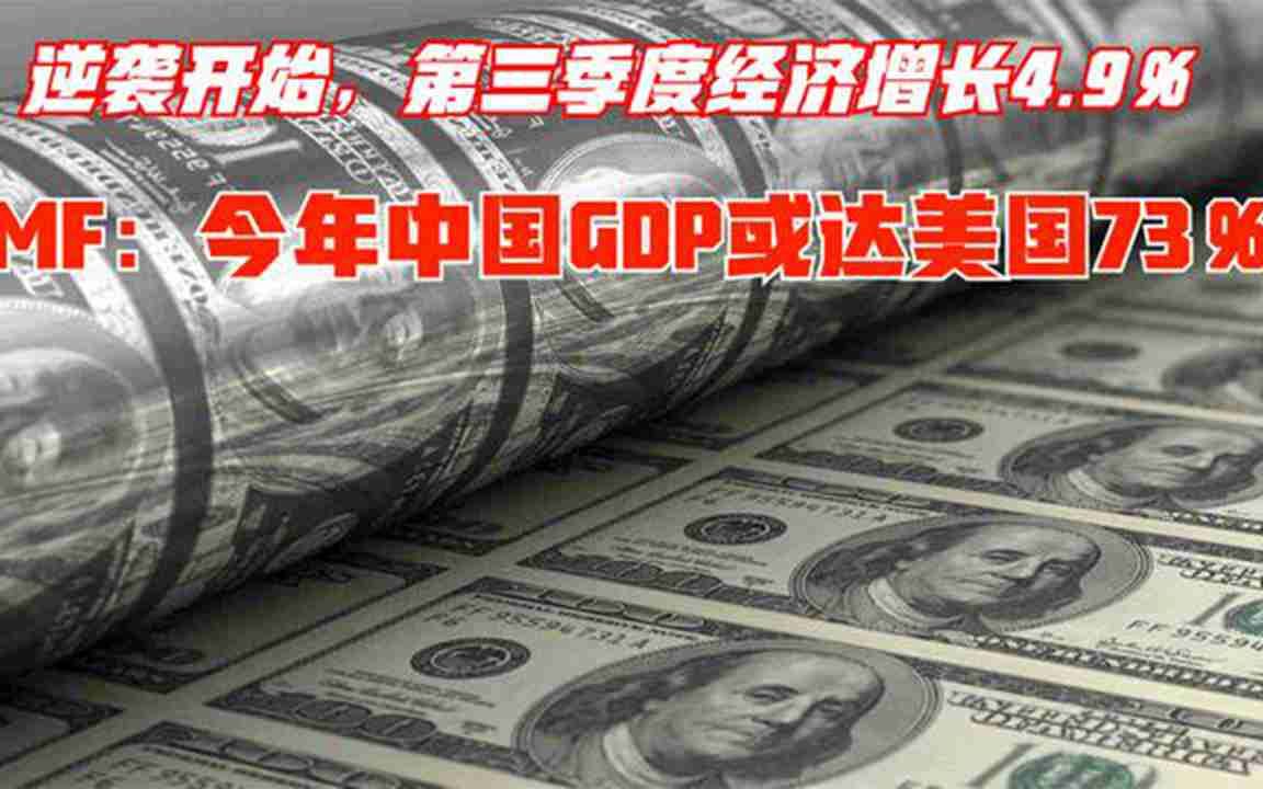 逆袭开始,第三季度经济增长4.9%,IMF:今年中国GDP或达美国73%哔哩哔哩bilibili