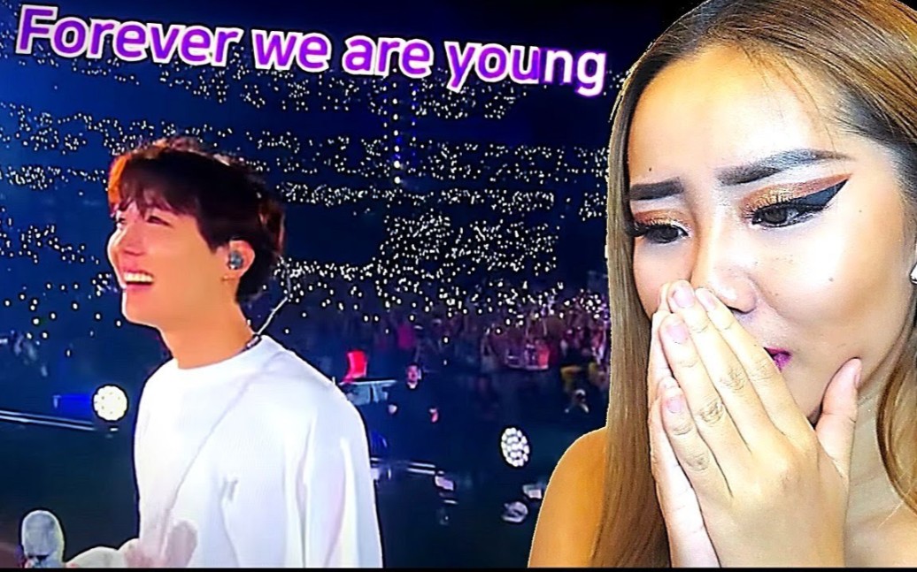 【reaction】UNFORGETABLE! BTS 'YOUNG FOREVER' WEMBLEY (ARMY SUPRISE BTS)哔哩哔哩bilibili