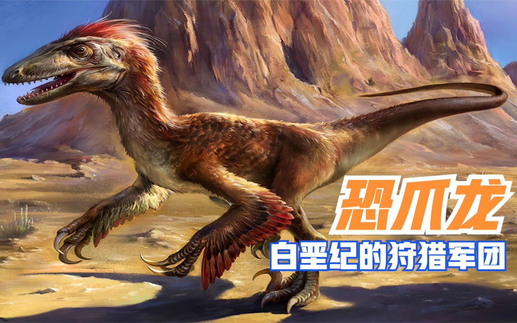 恐爪龙白垩纪的狩猎军团,看似较小,却异常凶猛