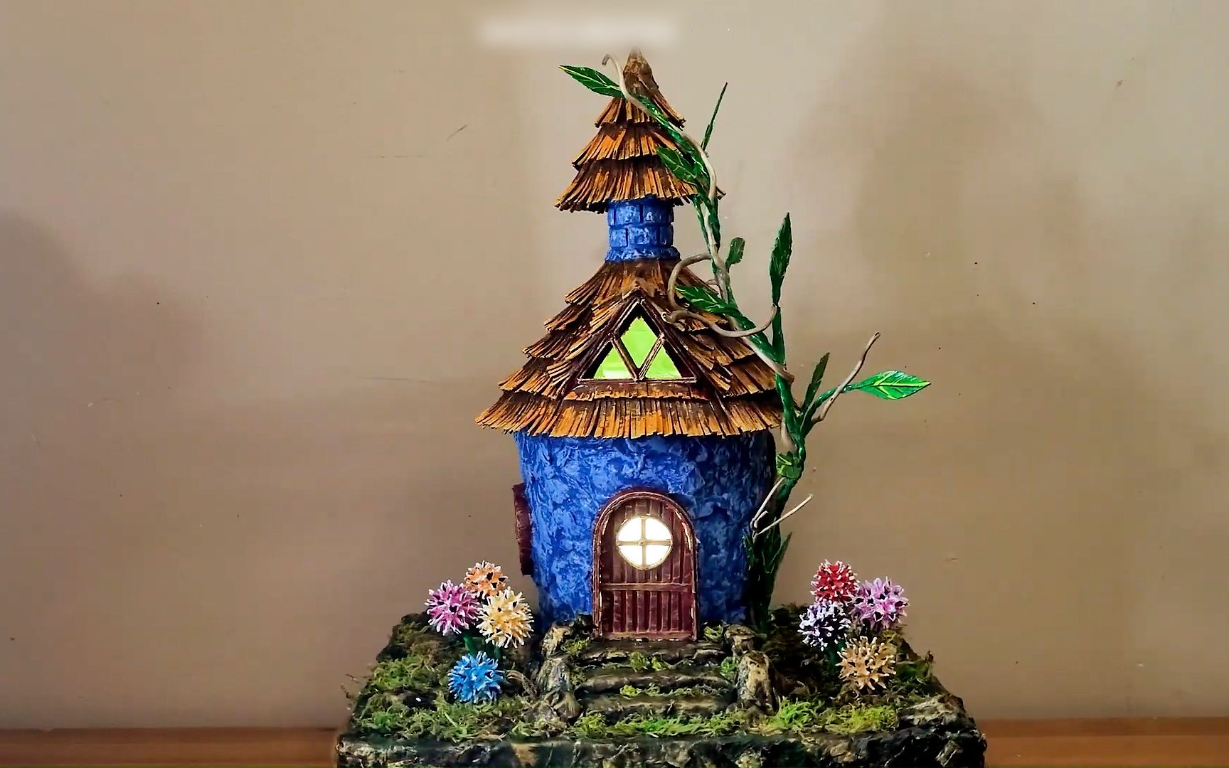 变废为宝制作童话小屋,手工制作,创意手工