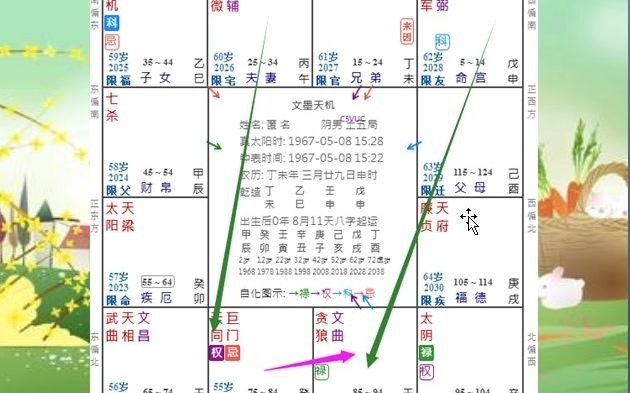 [图]紫微斗数飞星技法看出异性缘好会讨女人欢心