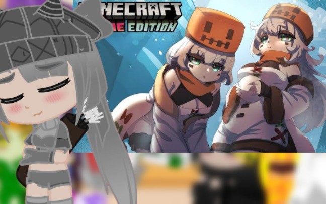 我的世界怪物娘反应"minecraft anime snow golem by merryweather