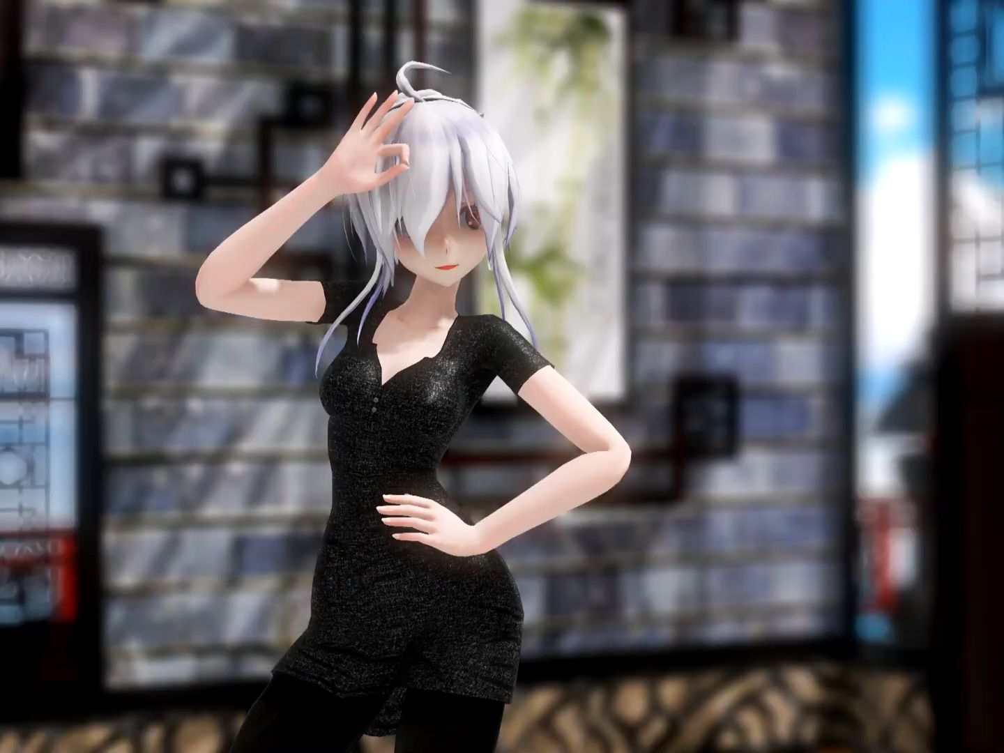 【 mmd 】 嗨丝 _ 弱音ハク