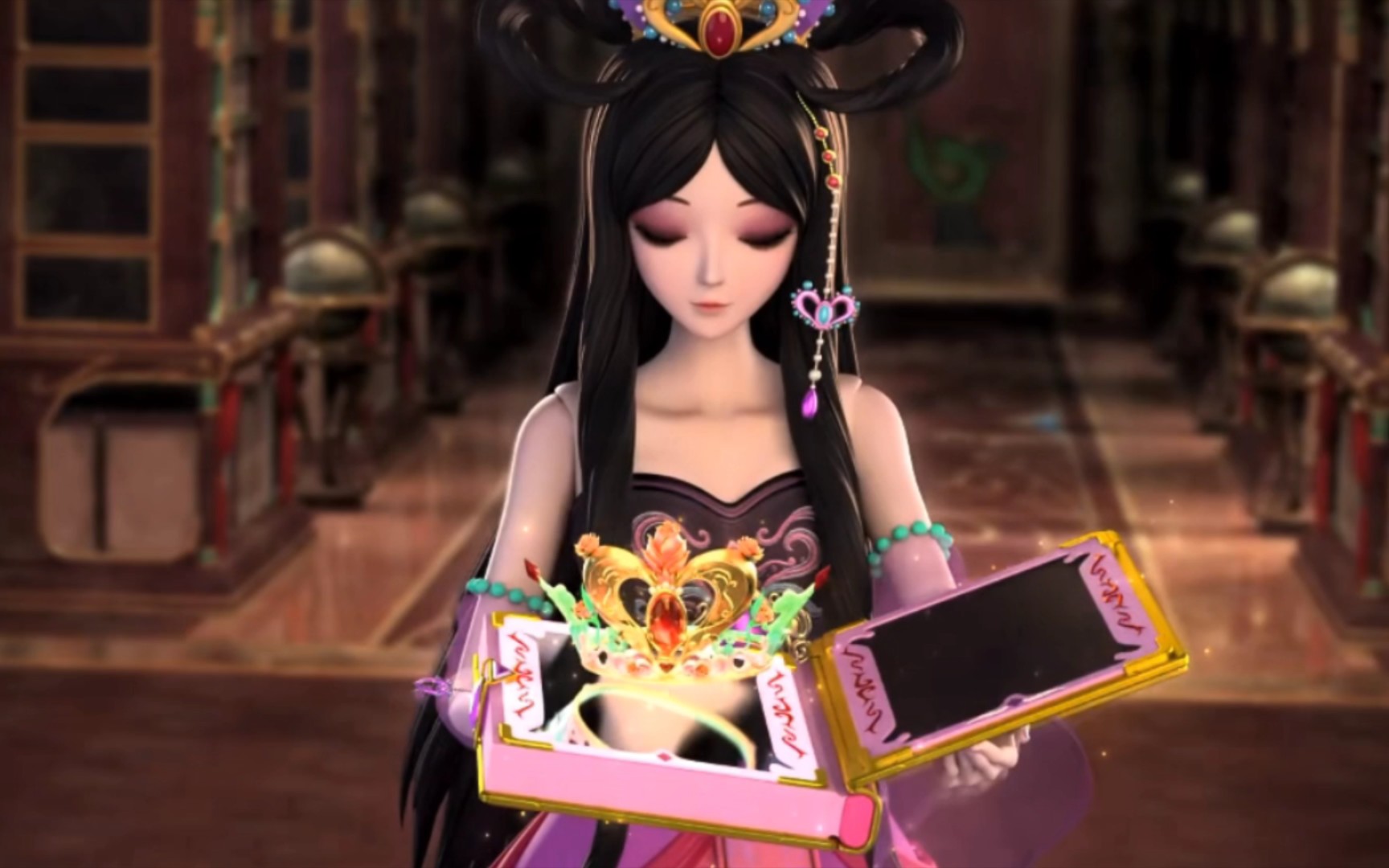 叶罗丽罗丽的金花冠的秘密揭晓