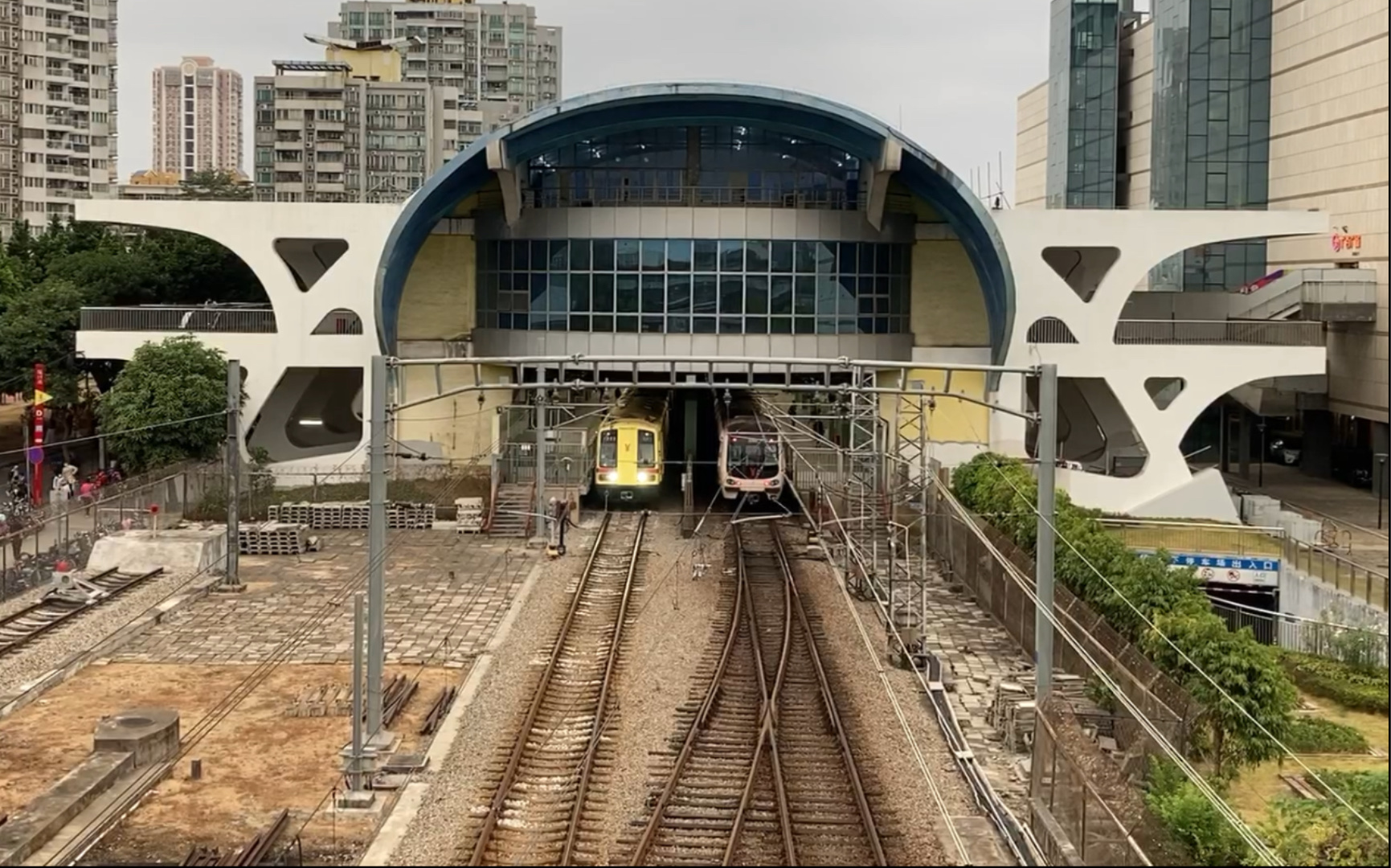 【广州地铁1号线】坑口站天桥拍摄_哔哩哔哩 (゜-゜)つロ 干杯~-bili