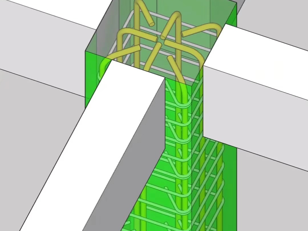框架柱中柱柱顶钢筋构造!哔哩哔哩bilibili