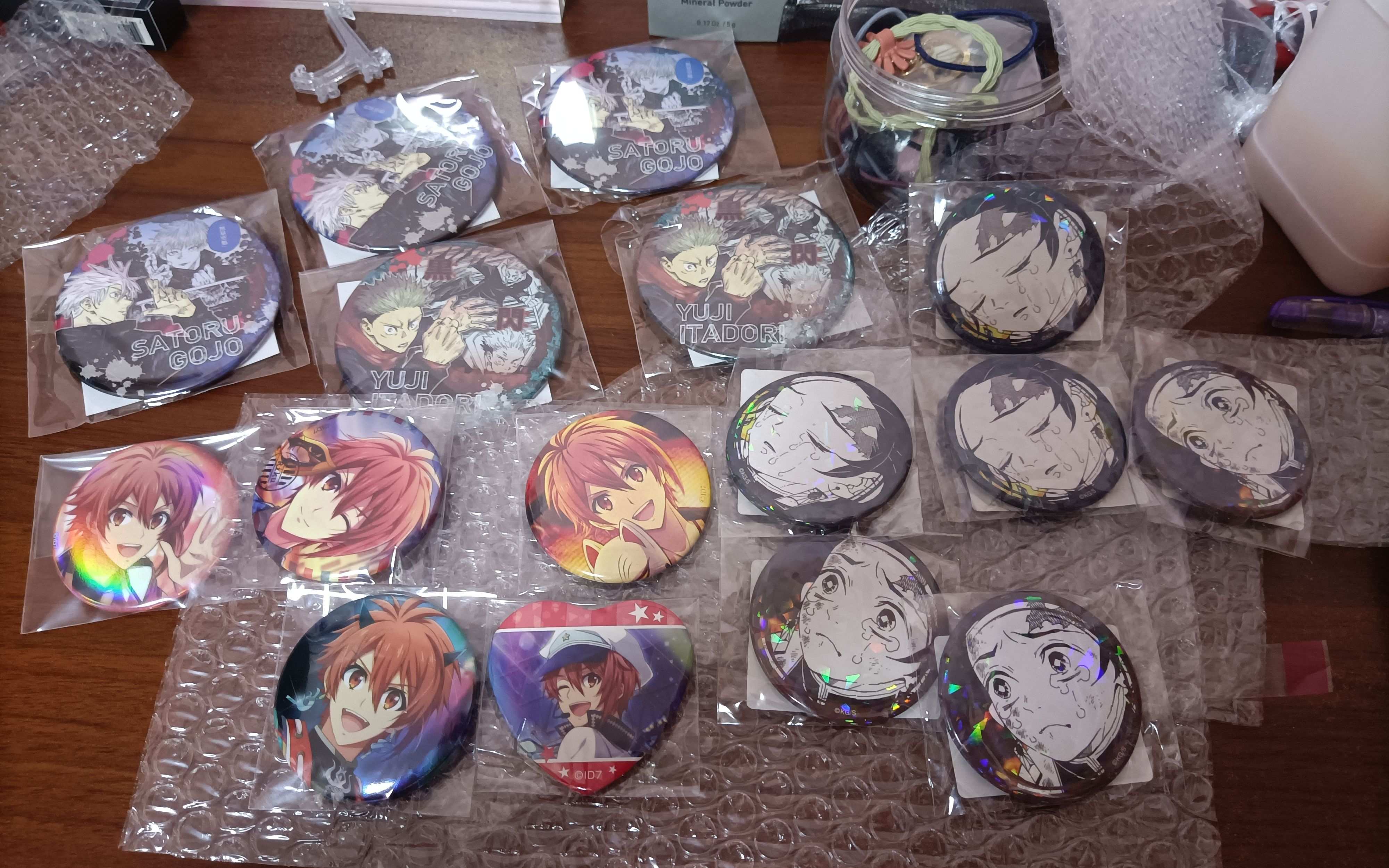 咒术回战开箱五条悟虎杖悠仁应募吧唧受注闪