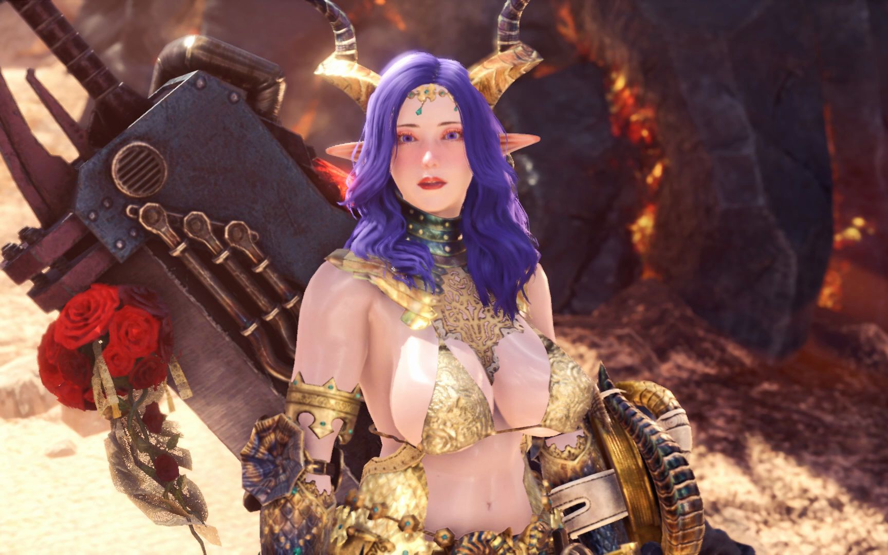 怪物猎人世界冰原mod服装过场动画cg演示